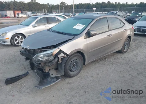 2014 Toyota Corolla Le из США, поврежденный, VIN 5YFBURHE9EP014249